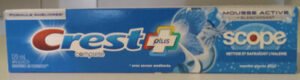 Crest, Crest Complete, Scope Active Foam + Whitening Cool Peppermint Dentifrice with Fluoristat
