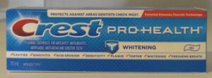 Crest, Pro-Health Whitening Gel Flouride Toothpaste