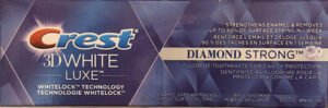 Crest, Procter & Gamble 3D White Luxe Diamond Strong Brilliant Mint Fluoride Toothpaste