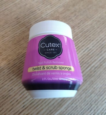 Cutex Nail Polish Remover Twist & Scrub Sponge