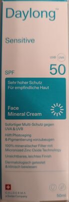 Daylong, Galderma Daylong Sensitive Face Mineral Cream SPF 50
