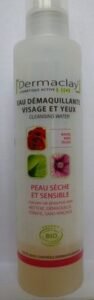 Dermaclay Eau Démaquillante bio Peaux Sèches