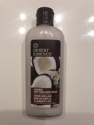 Desert Essence Crème capillaire boucles souples à la noix de coco