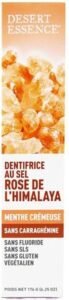 Desert Essence Pink Himalayan Salt Toothpaste – Creamy Mint