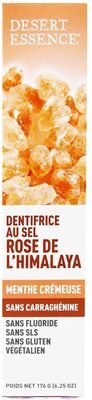 Desert Essence Pink Himalayan Salt Toothpaste – Creamy Mint