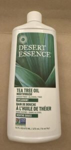 Desert Essence Tea Tree Oil Mouthwash Spearmint