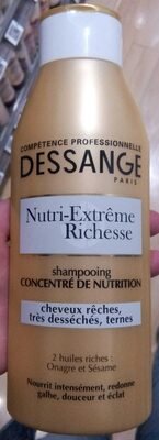 Dessange, Dessange Paris Shampooing concentré de nutrition nutri-extrême richesse