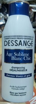 Dessange Shampooing déjaunisseur Âge Sublime Blanc Chic