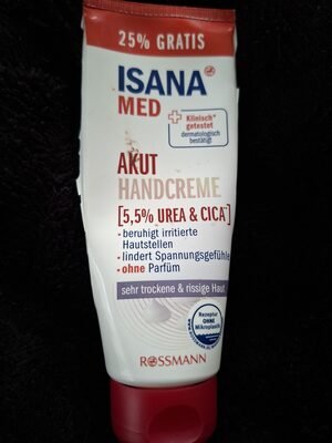 Dirk Rossmann GmbH, Isana Isana med akut Handcreme