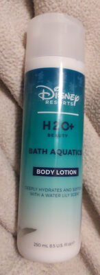 Disney Resorts H2O+ Beauty Bath Aquatics Body Lotion