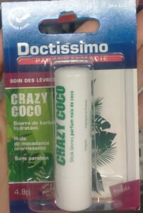 Doctissimo, Doctissimo parapharmacie, FDG Group Soin des lèvres Crazy coco