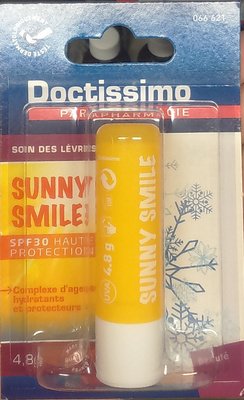 Doctissimo, Doctissimo parapharmacie, FDG Group Sunny smile Soin des lèvres SPF 30 Haute protection
