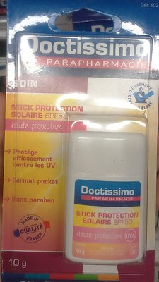 Doctissimo, Doctissimo parapharmacie Stick protection solaire SPF50