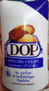 Dop Douche crème douceurs d’enfance au parfum de l’anthentique madeleine