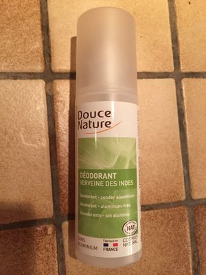 Douce nature Déodorant verveine des Indes