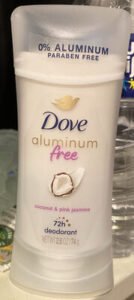 Dove Aluminum Free Deodorant