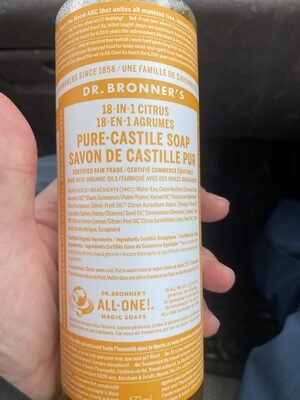 Dr. Bronner’s 18-in-1 Citrus Pure-Castile Soap