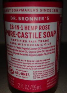 Dr. Bronner’s 18-in-1 Rose Pure-Castile Soap