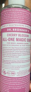 Dr. Bronner’s Cherry Blossom All-One Magic Soap