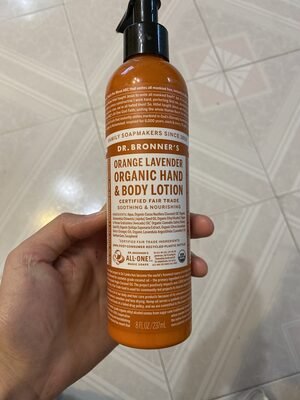 Dr. Bronner’s Organic Lotion Orange Lavender
