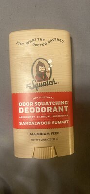 Dr. Squatch Odor Squatching Deodorant Sandalwood Summit