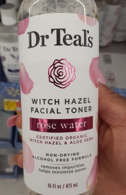 Dr Teal’s Witch hazel facial toner, rose water