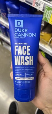 Duke Cannon Hydrating Face Wash