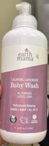 Earth Mama Calming Lavender Baby Wash