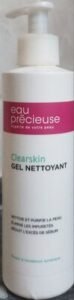 Eau précieuse, Perrigo Clearskin – gel nettoyant