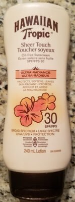Edgewell, Hawaiian Tropic Sheer Touch Oil-free Sunscreen Lotion 30 SPF