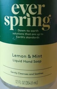Ever Spring Lemon & Mint Liquid Hand Soap