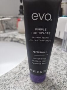 evo Evo purple toothpaste