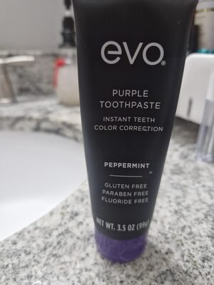 evo Evo purple toothpaste