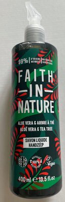 Faith in nature Savon liquide Aloe vera & Tea tree