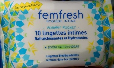 Femfresh 10 lingettes intimes