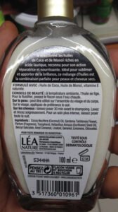 Floressance, Léa Nature Huiles Coco et monoï 100% naturelle