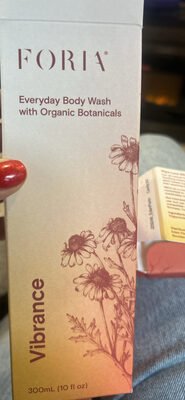 FORIA Everyday Body Wash with Organic Botanicals