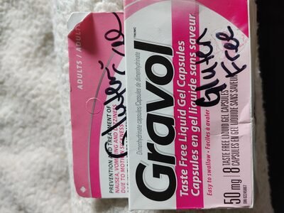 Gravol Liquid Gel Capsules