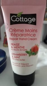 Groupe Panther, cottage Crème mains réparatrice fraise & menthe