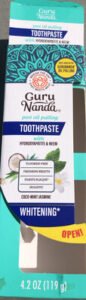 Guru Nanda Toothpaste