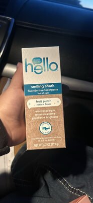 Hello Smiling Shark Fluoride Free Toothpaste