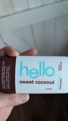 Hello Sweet Coconut 24 hr. Deodorant