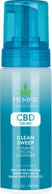Hempz CBD Clean Sweep Foaming Facial Cleanser