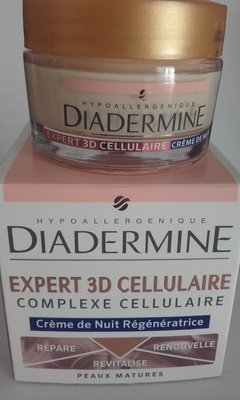 Henkel, Diadermine Expert 3D Cellulaire Crème de Nuit Régénératrice