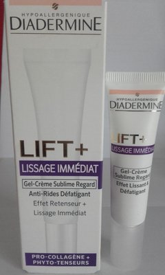 Henkel, Diadermine Lift + Lissage immédiat Gel-Crème Sublime Regard