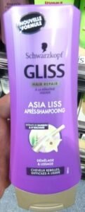 Henkel, Schwarzkopf Gliss Hair Repair Asia Liss Après-shampooing