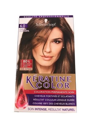 Henkel, Schwarzkopf Kératine Color Châtain Clair Subtil 6.0
