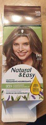 Henkel, Schwarzkopf Natural & Easy 545 blond cendré