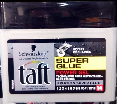 Henkel, Schwarzkopf, Taft Super Glue Power Gel