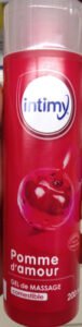 Intimy Pomme d’amour Gel de massage comestible